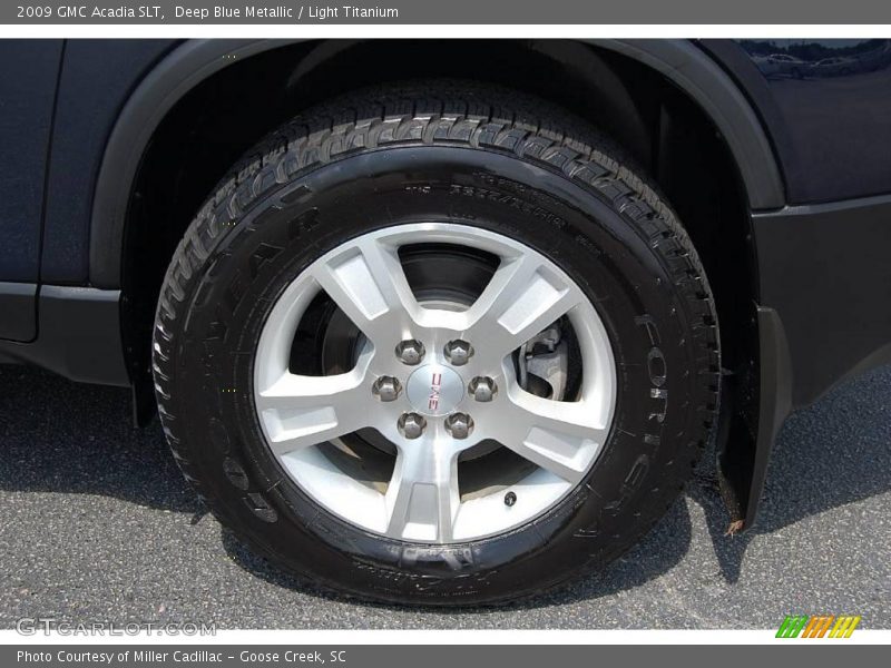 Deep Blue Metallic / Light Titanium 2009 GMC Acadia SLT