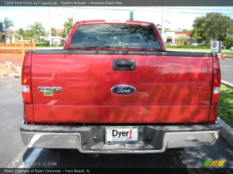 Redfire Metallic / Medium/Dark Flint 2008 Ford F150 XLT SuperCab