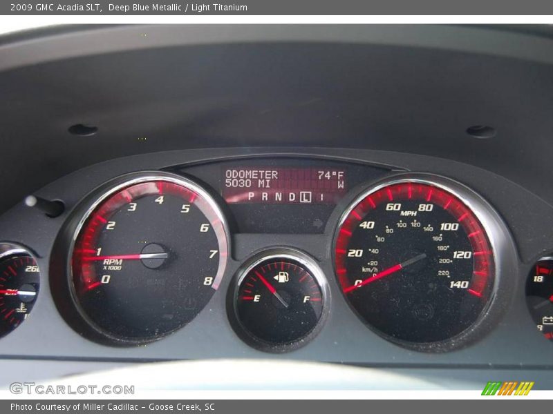 Deep Blue Metallic / Light Titanium 2009 GMC Acadia SLT