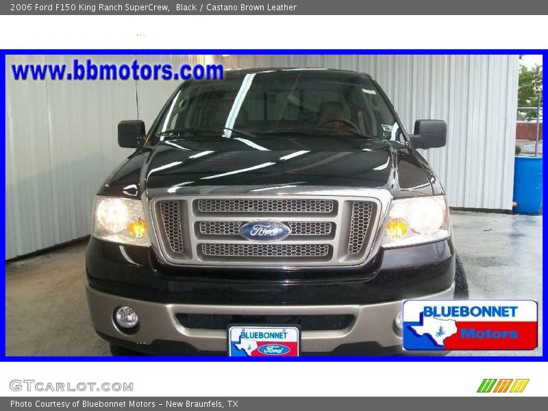 Black / Castano Brown Leather 2006 Ford F150 King Ranch SuperCrew