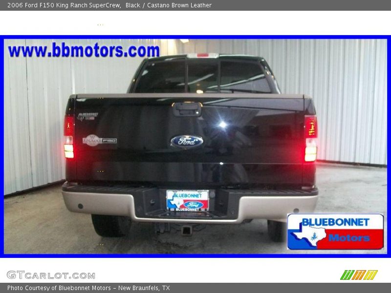Black / Castano Brown Leather 2006 Ford F150 King Ranch SuperCrew