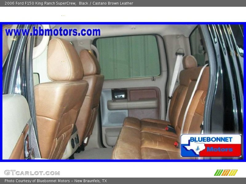 Black / Castano Brown Leather 2006 Ford F150 King Ranch SuperCrew
