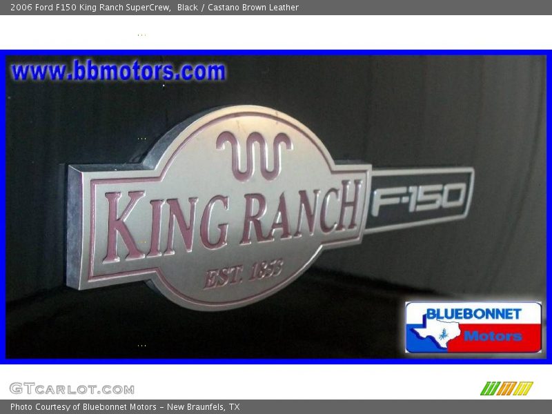 Black / Castano Brown Leather 2006 Ford F150 King Ranch SuperCrew