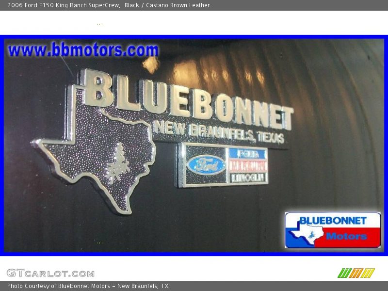 Black / Castano Brown Leather 2006 Ford F150 King Ranch SuperCrew