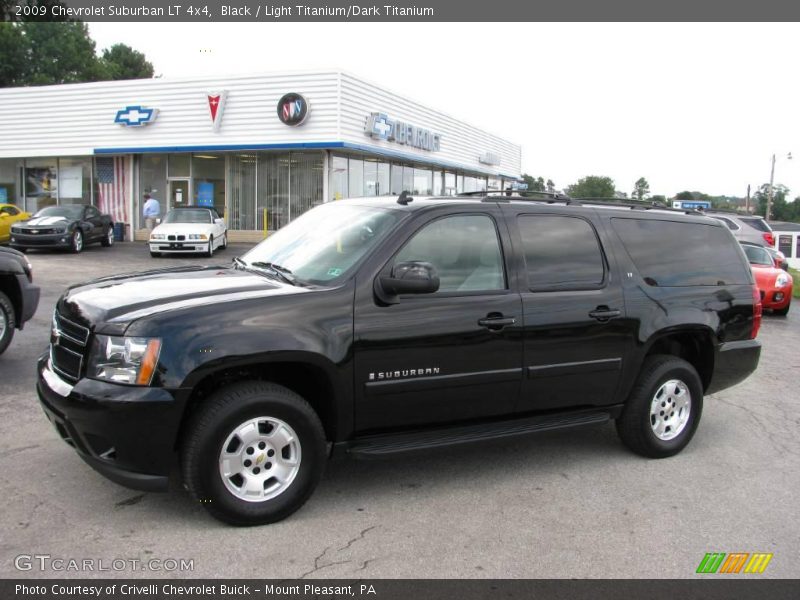 Black / Light Titanium/Dark Titanium 2009 Chevrolet Suburban LT 4x4