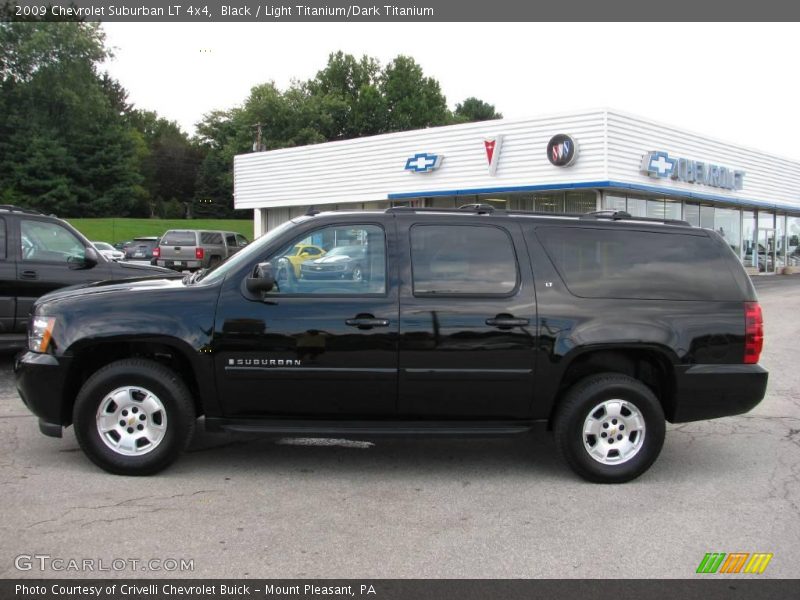 Black / Light Titanium/Dark Titanium 2009 Chevrolet Suburban LT 4x4