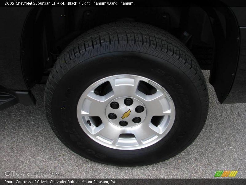 Black / Light Titanium/Dark Titanium 2009 Chevrolet Suburban LT 4x4