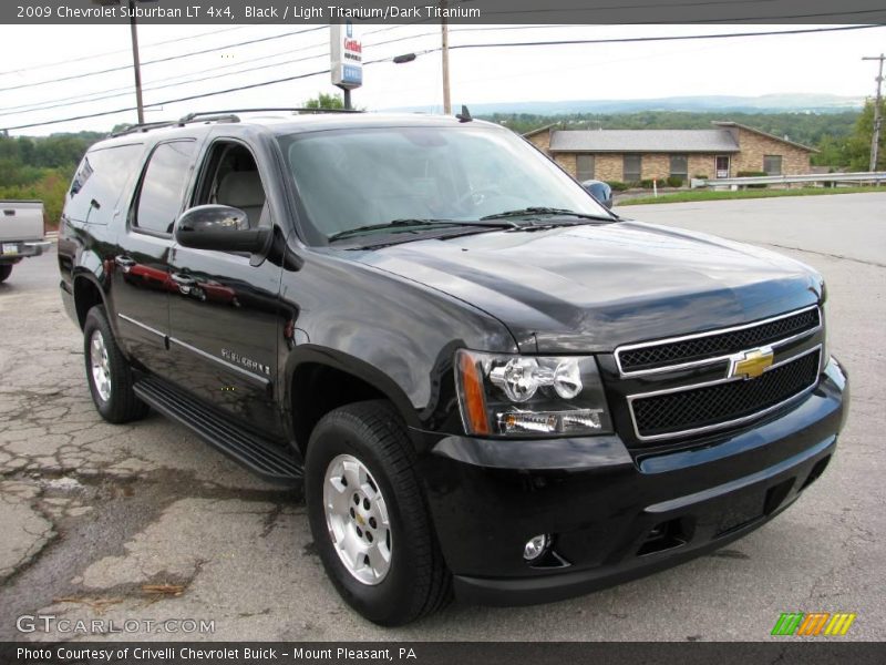Black / Light Titanium/Dark Titanium 2009 Chevrolet Suburban LT 4x4