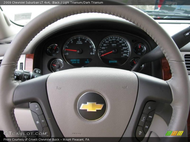Black / Light Titanium/Dark Titanium 2009 Chevrolet Suburban LT 4x4