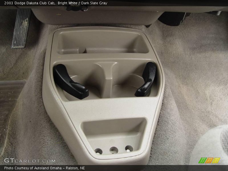 Bright White / Dark Slate Gray 2003 Dodge Dakota Club Cab