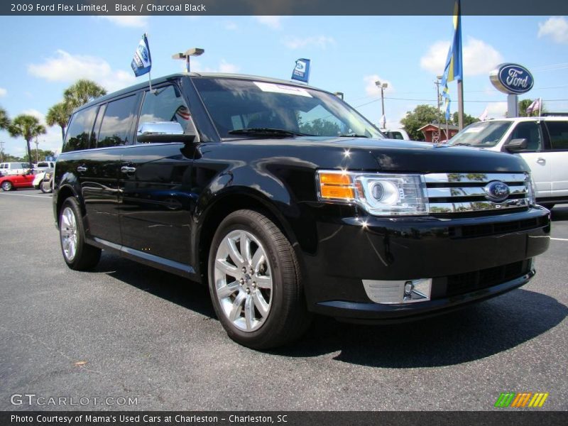 Black / Charcoal Black 2009 Ford Flex Limited