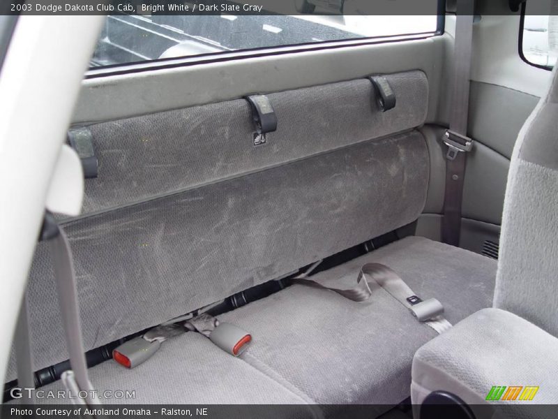 Bright White / Dark Slate Gray 2003 Dodge Dakota Club Cab