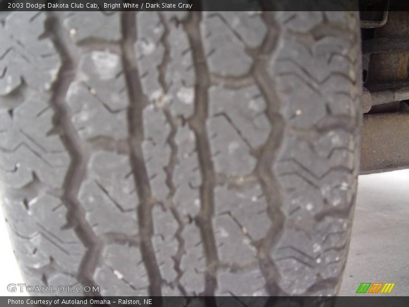 Bright White / Dark Slate Gray 2003 Dodge Dakota Club Cab