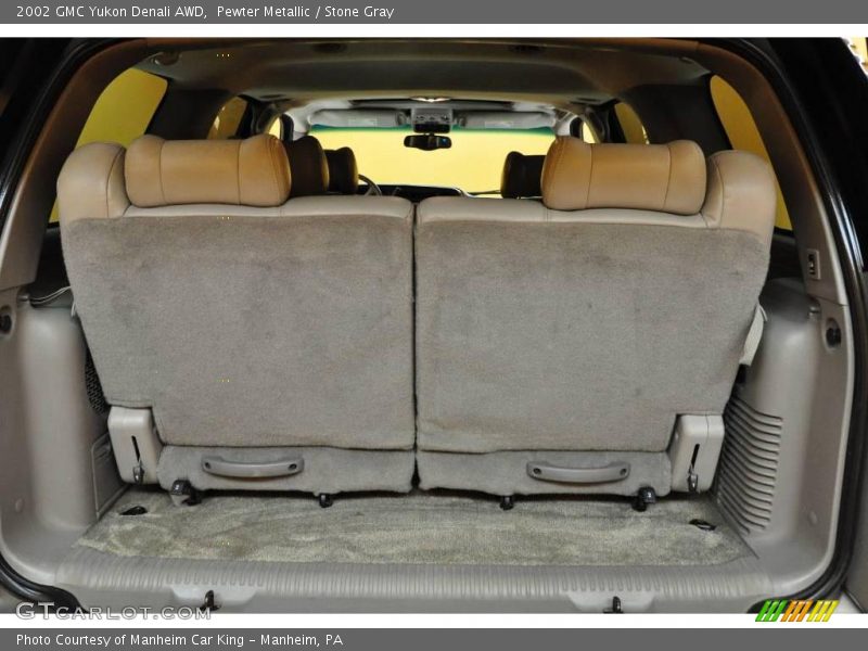 Pewter Metallic / Stone Gray 2002 GMC Yukon Denali AWD
