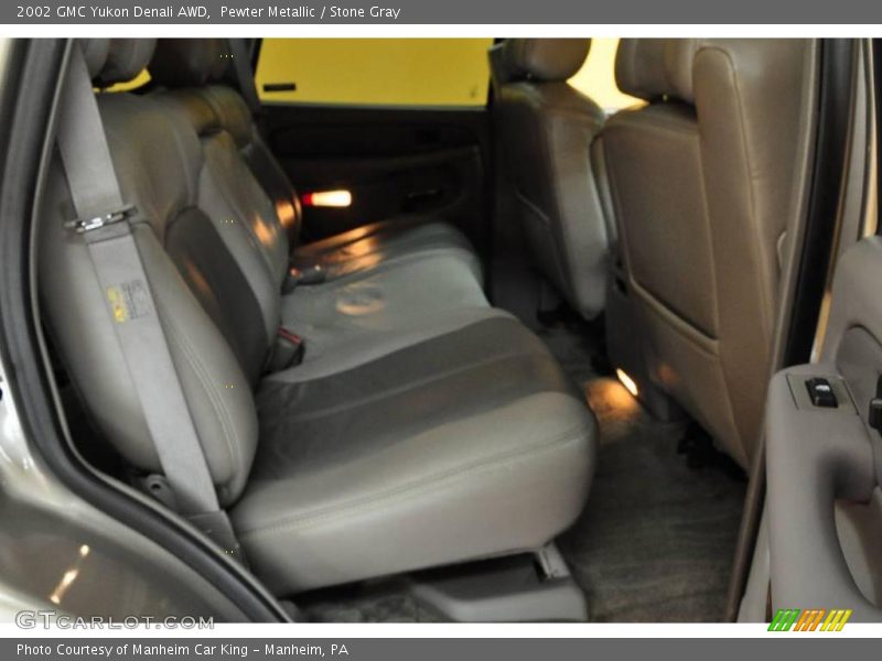 Pewter Metallic / Stone Gray 2002 GMC Yukon Denali AWD