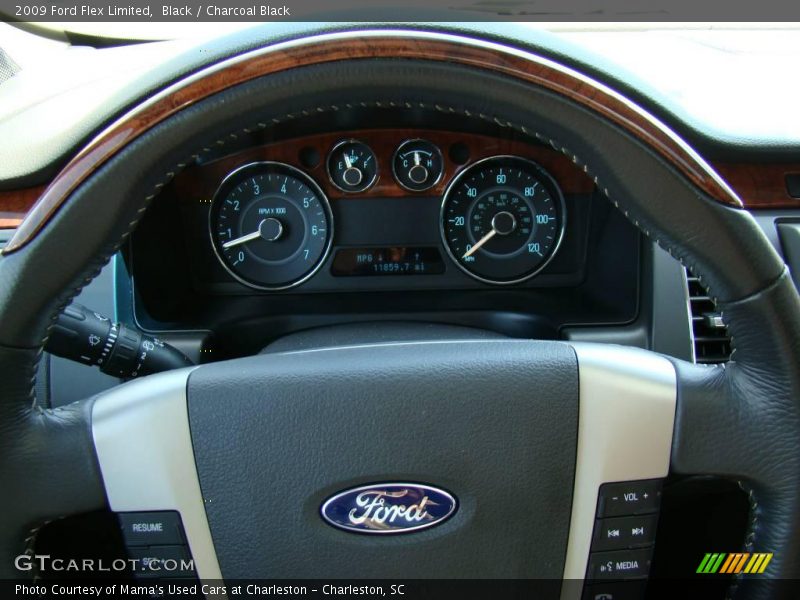 Black / Charcoal Black 2009 Ford Flex Limited