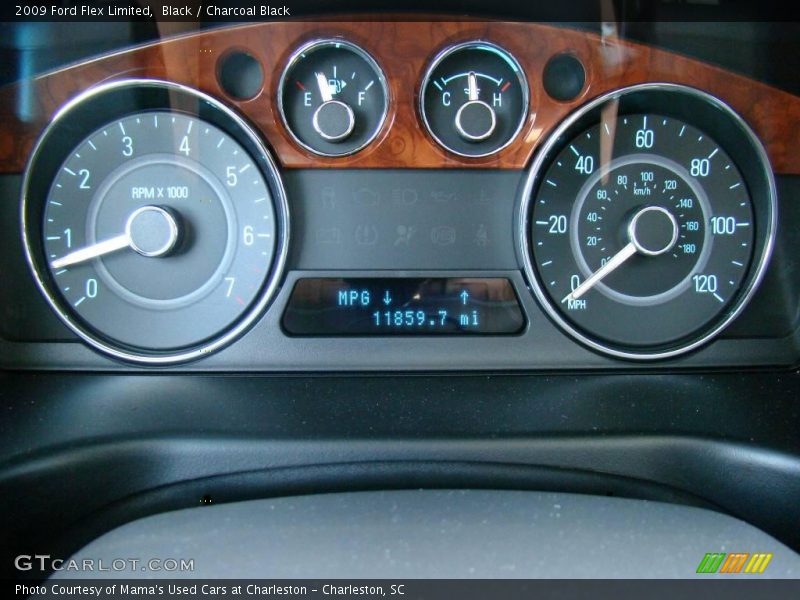 Black / Charcoal Black 2009 Ford Flex Limited