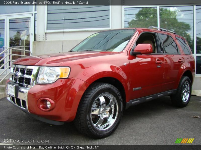 Redfire Metallic / Camel 2008 Ford Escape Limited 4WD