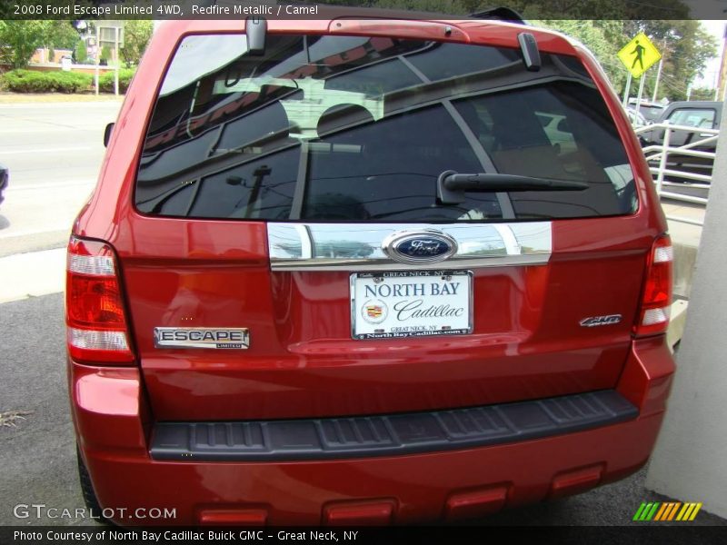 Redfire Metallic / Camel 2008 Ford Escape Limited 4WD