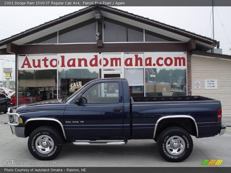 Patriot Blue Pearl / Agate 2001 Dodge Ram 1500 ST Regular Cab 4x4