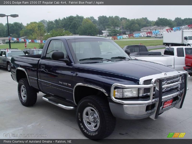 Patriot Blue Pearl / Agate 2001 Dodge Ram 1500 ST Regular Cab 4x4