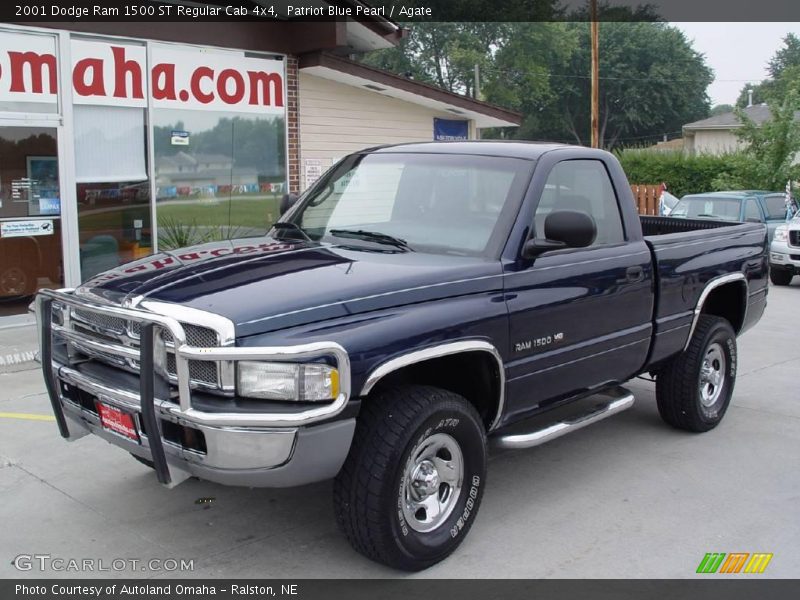 Patriot Blue Pearl / Agate 2001 Dodge Ram 1500 ST Regular Cab 4x4