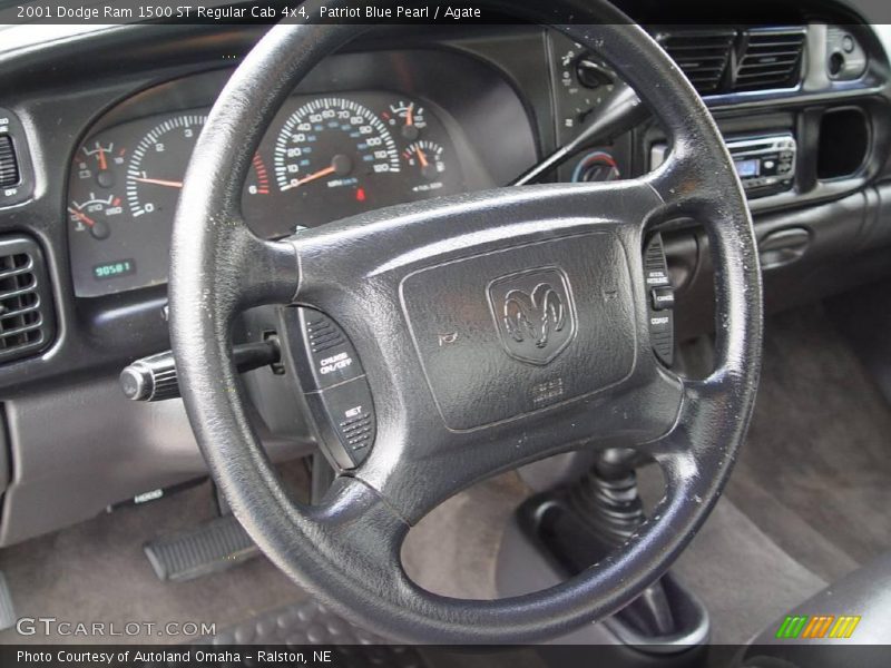 Patriot Blue Pearl / Agate 2001 Dodge Ram 1500 ST Regular Cab 4x4