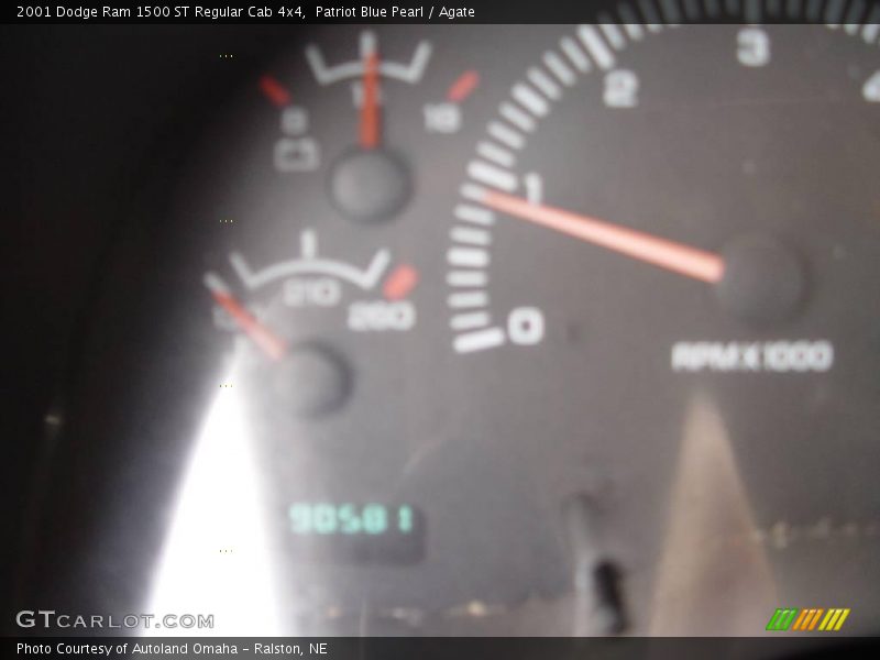 Patriot Blue Pearl / Agate 2001 Dodge Ram 1500 ST Regular Cab 4x4