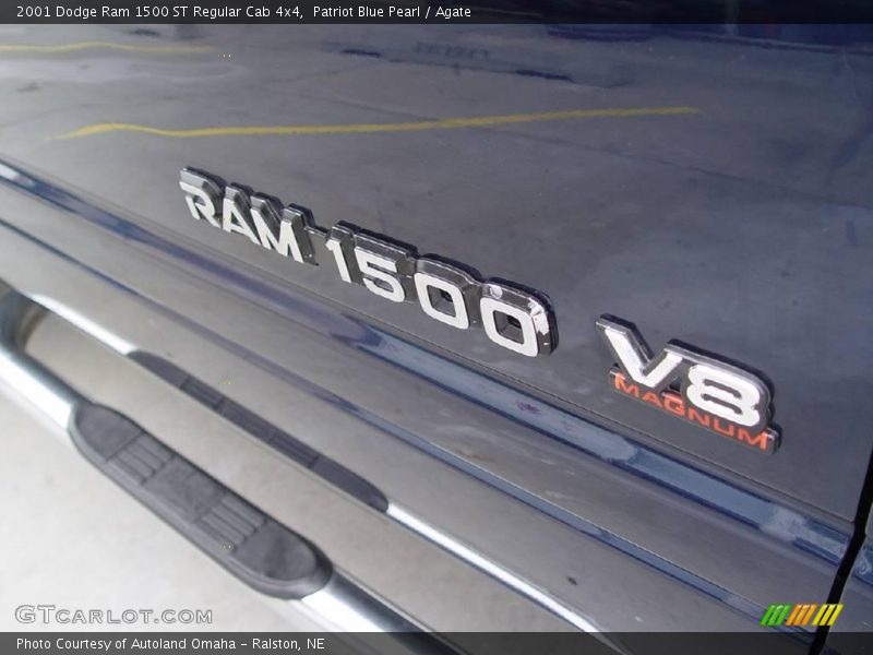 Patriot Blue Pearl / Agate 2001 Dodge Ram 1500 ST Regular Cab 4x4