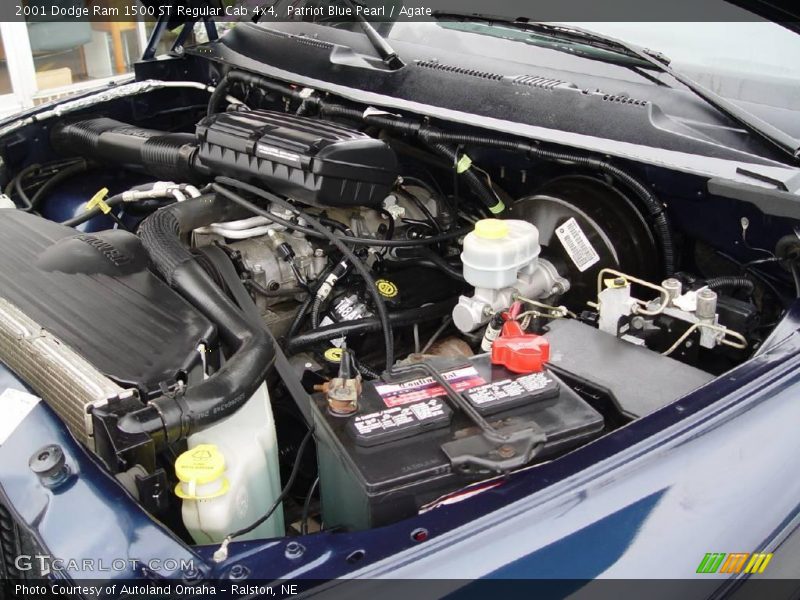 Patriot Blue Pearl / Agate 2001 Dodge Ram 1500 ST Regular Cab 4x4