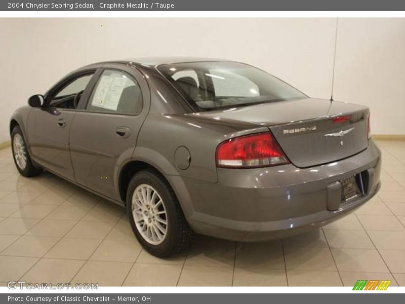 Graphite Metallic / Taupe 2004 Chrysler Sebring Sedan