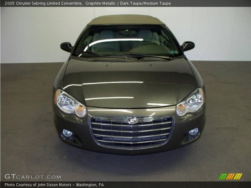 Graphite Metallic / Dark Taupe/Medium Taupe 2005 Chrysler Sebring Limited Convertible