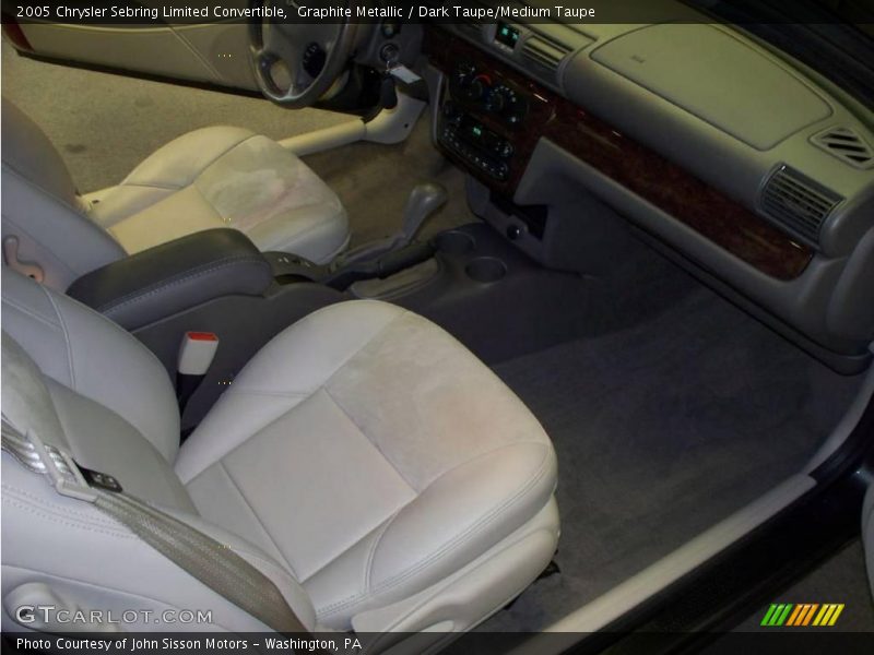 Graphite Metallic / Dark Taupe/Medium Taupe 2005 Chrysler Sebring Limited Convertible