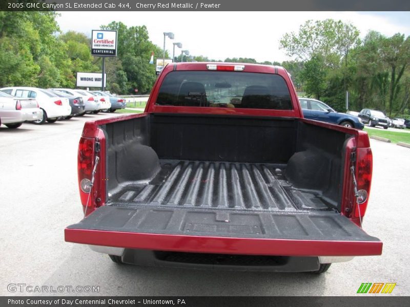 Cherry Red Metallic / Pewter 2005 GMC Canyon SL Extended Cab 4x4