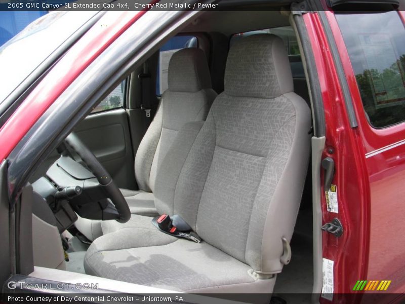 Cherry Red Metallic / Pewter 2005 GMC Canyon SL Extended Cab 4x4