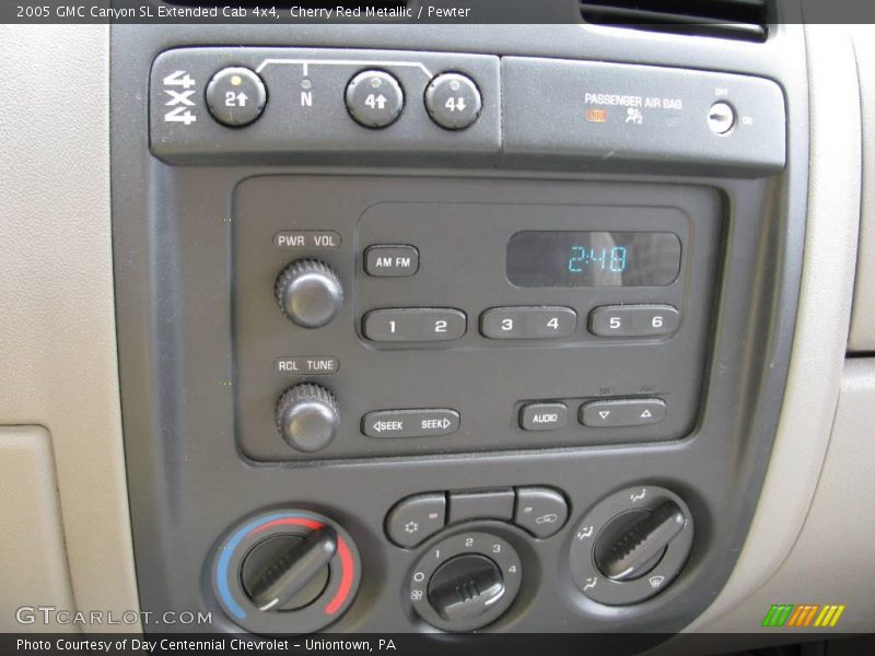 Cherry Red Metallic / Pewter 2005 GMC Canyon SL Extended Cab 4x4