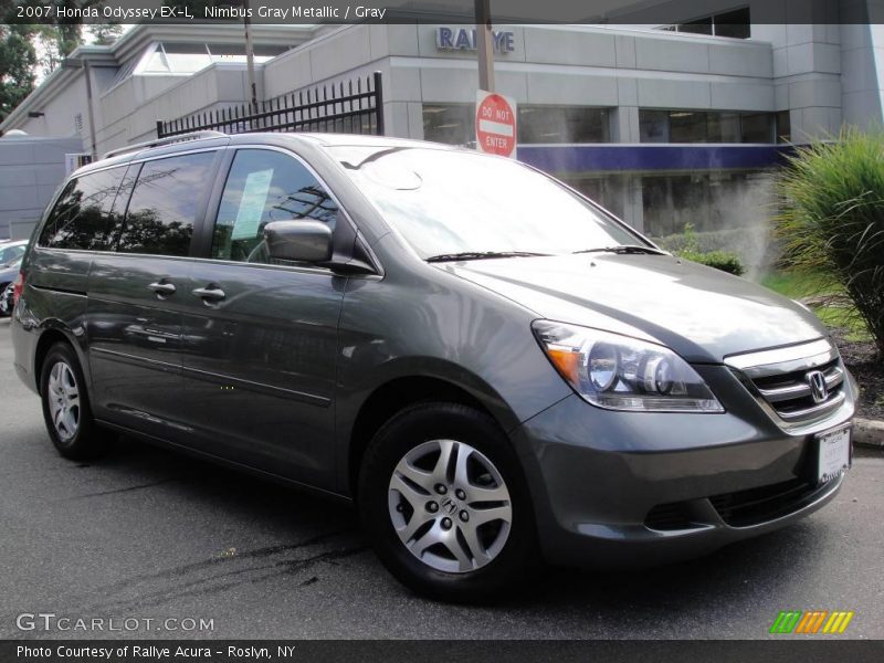 Nimbus Gray Metallic / Gray 2007 Honda Odyssey EX-L