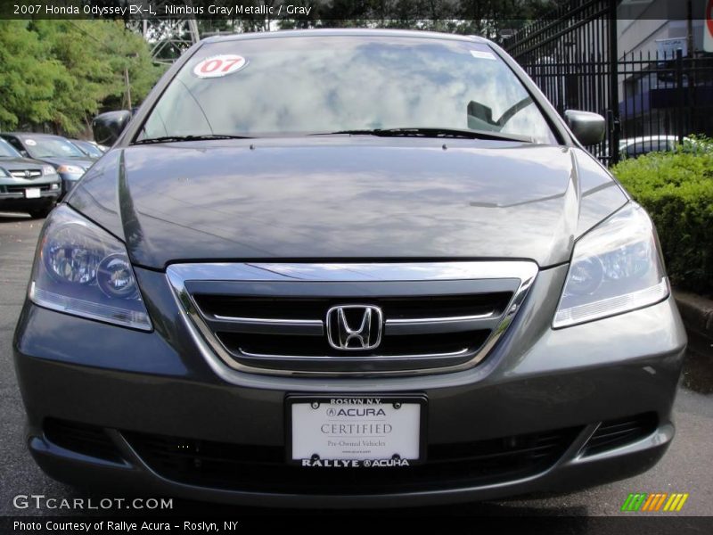 Nimbus Gray Metallic / Gray 2007 Honda Odyssey EX-L