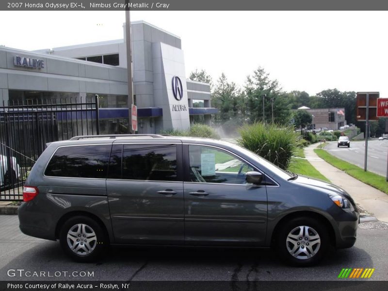 Nimbus Gray Metallic / Gray 2007 Honda Odyssey EX-L