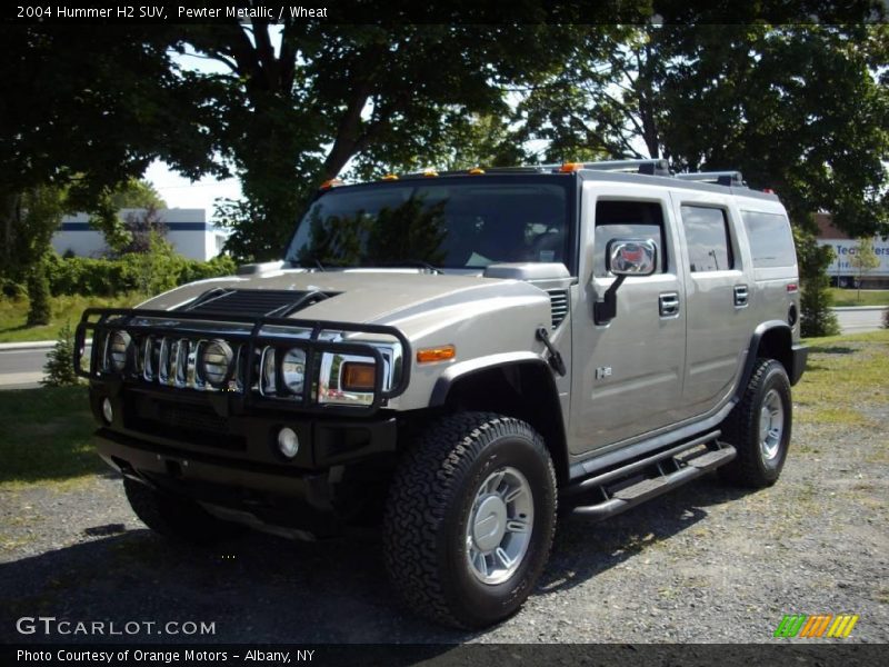 Pewter Metallic / Wheat 2004 Hummer H2 SUV