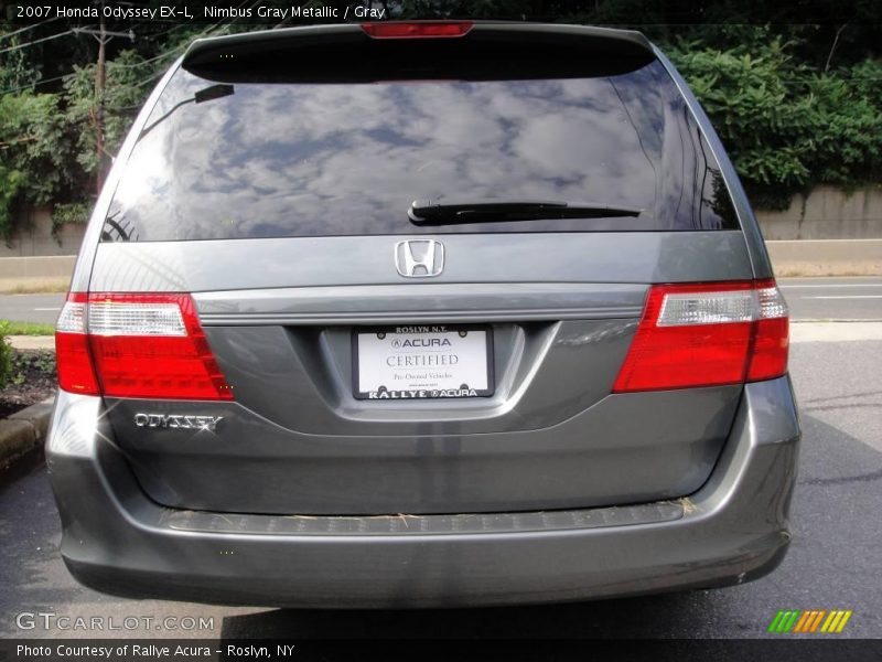 Nimbus Gray Metallic / Gray 2007 Honda Odyssey EX-L