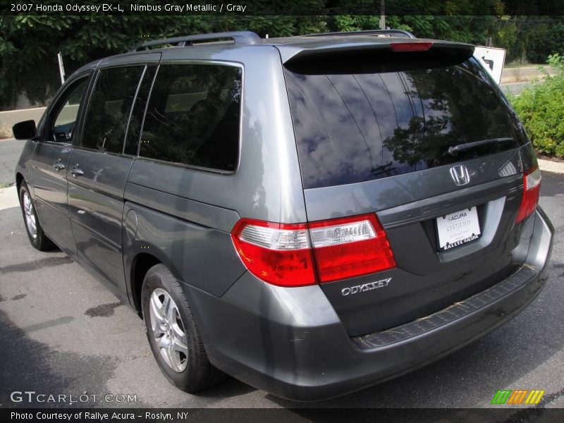 Nimbus Gray Metallic / Gray 2007 Honda Odyssey EX-L