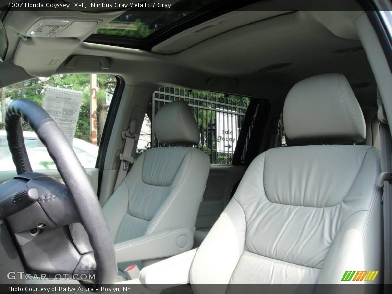 Nimbus Gray Metallic / Gray 2007 Honda Odyssey EX-L