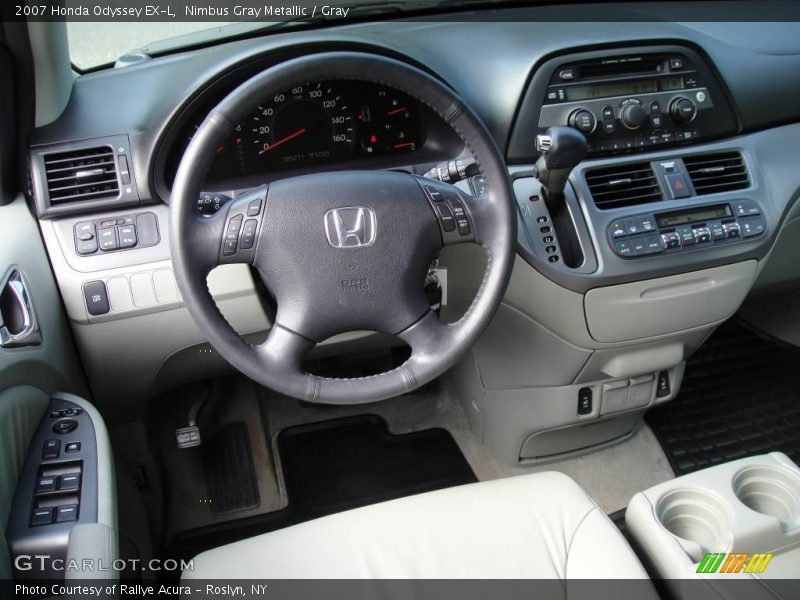 Nimbus Gray Metallic / Gray 2007 Honda Odyssey EX-L