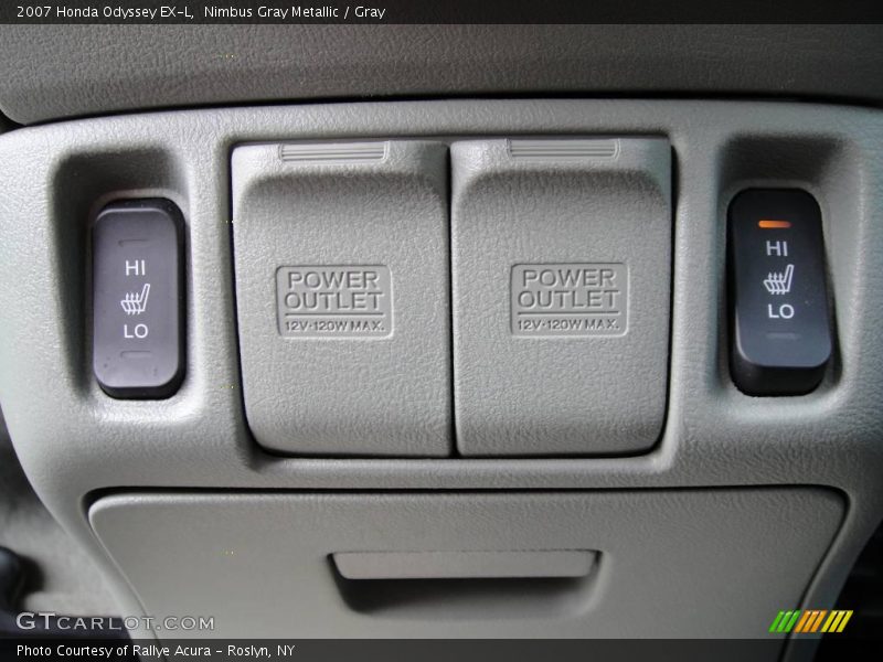 Nimbus Gray Metallic / Gray 2007 Honda Odyssey EX-L