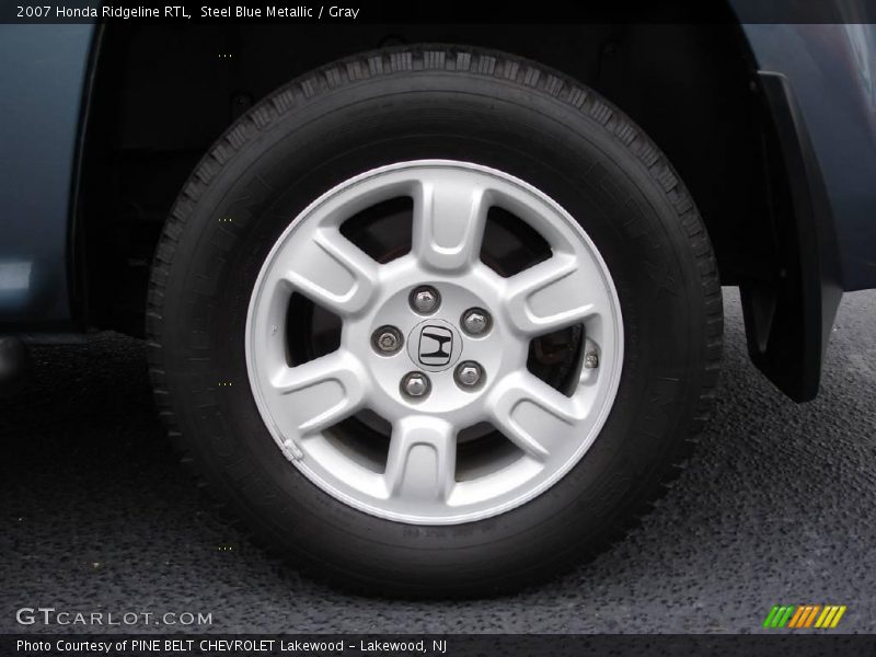 Steel Blue Metallic / Gray 2007 Honda Ridgeline RTL
