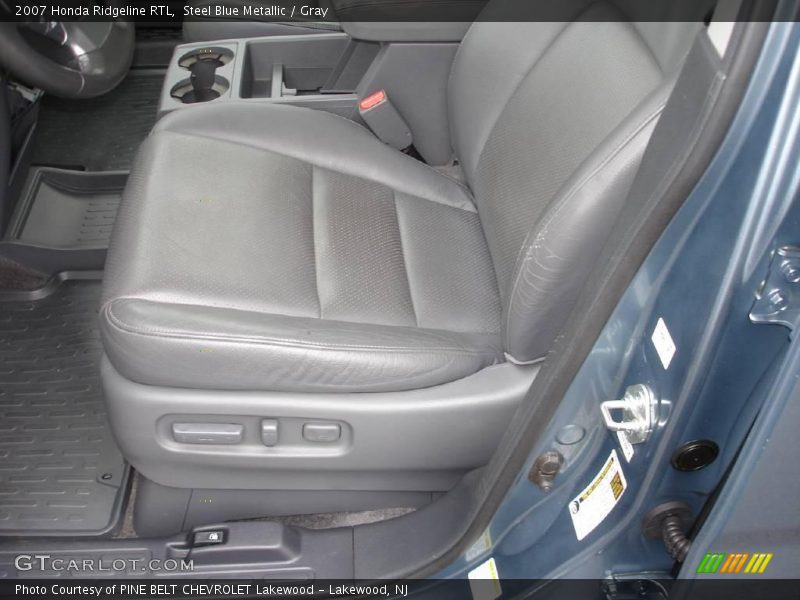 Steel Blue Metallic / Gray 2007 Honda Ridgeline RTL