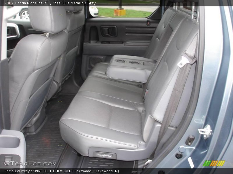 Steel Blue Metallic / Gray 2007 Honda Ridgeline RTL