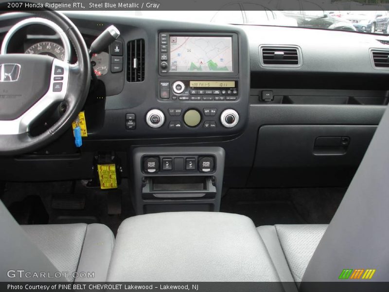 Steel Blue Metallic / Gray 2007 Honda Ridgeline RTL