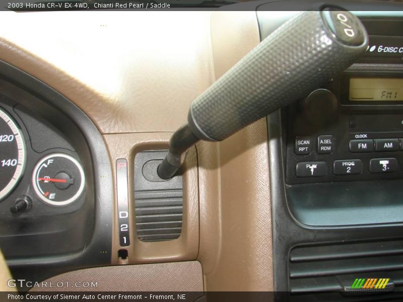 Chianti Red Pearl / Saddle 2003 Honda CR-V EX 4WD
